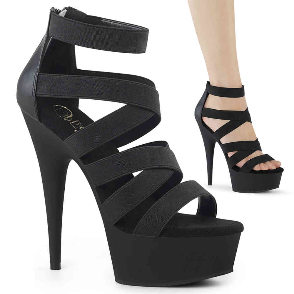 Pleaser - DELIGHT-659 High Heels - Schwarz